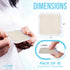 JJ CARE Hydrocolloid Dressing (Pack 10) - 4x4 Hydrocolloid Bandages with Border